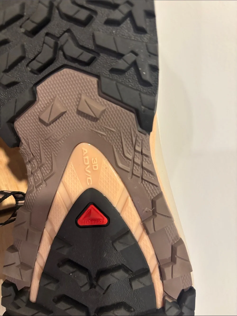 Salomon Women’s Trail Shoes — Black and Dusty Rose